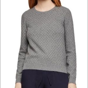 ❤️ BCBGeneration Diamond Crewneck Sweater Heather Grey